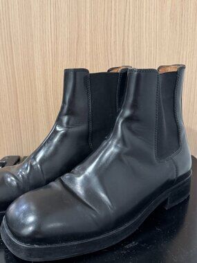 Sandro Paris Men's Leather Chelsea Boot – EU 43 / US ~10 – Black